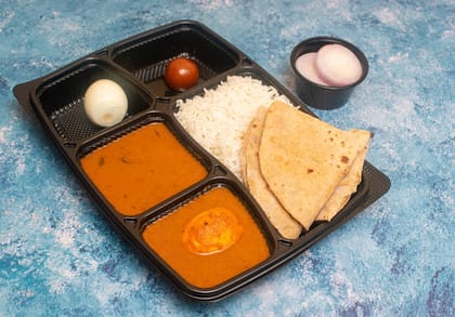 High Protein Egg Thali