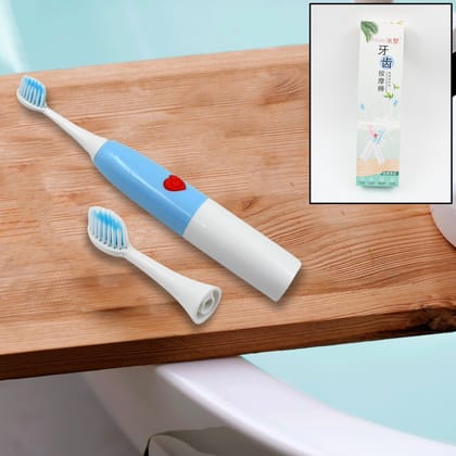 Electric Toothbrush Battery Operate For Home & Travelling Use (1 Pc)_assorted colour