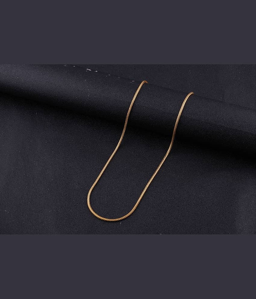 MGSV Gold Plated Brass Chain ( Pack of 1 )