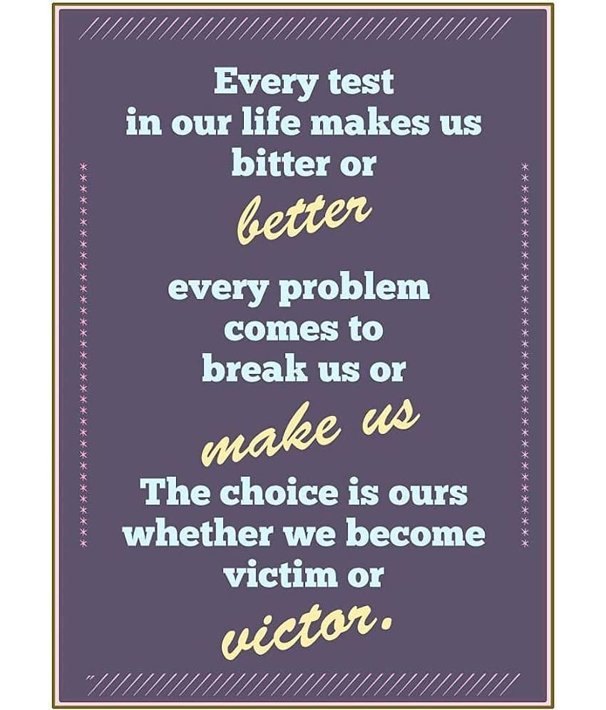 Print Mantras motivational/quotes Motivational/Quotes Sticker ( 45 x 30 cms )