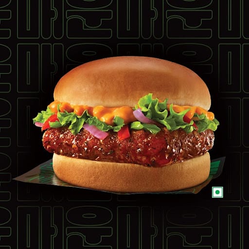Korean Spicy Paneer Burger,
