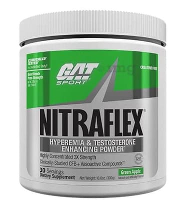 GAT Nitraflex Original, 30 servings-Green Apple