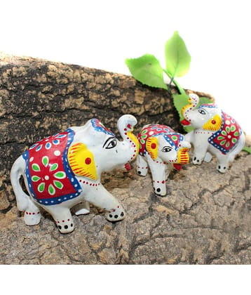 FASHION BIZZ Decorative Elephant 6 cm - Pack of 3