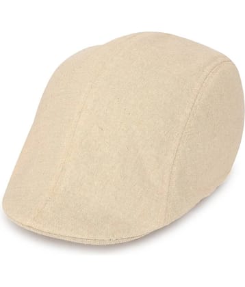 Zacharias Pack of 1 Cotton Blend Men's Cap ( Beige )