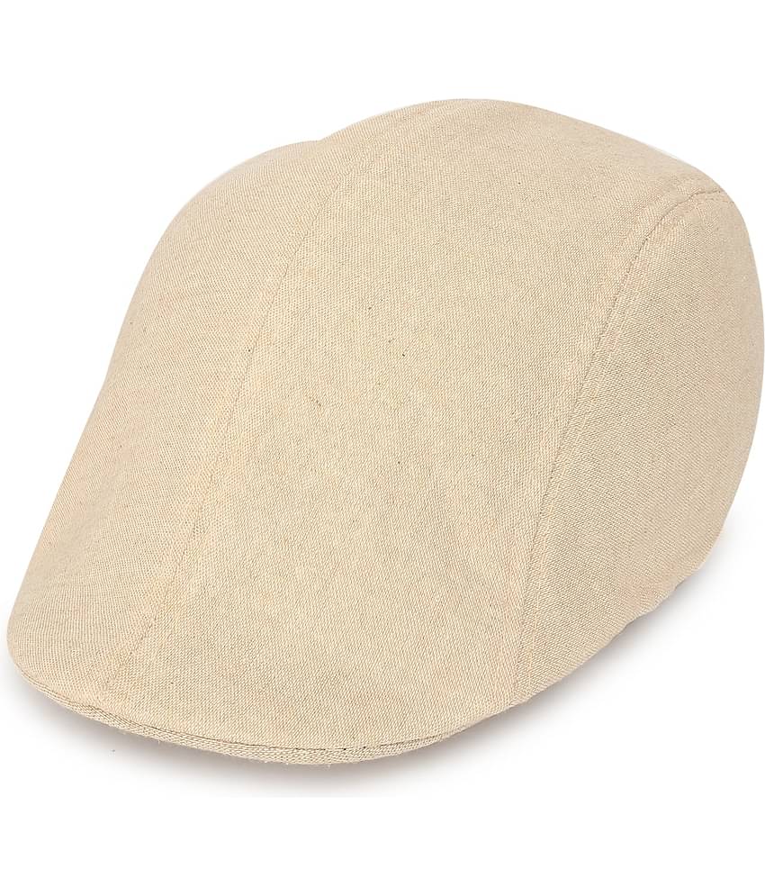Zacharias Pack of 1 Cotton Blend Men's Cap ( Beige )