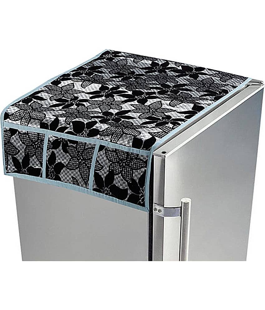 E-Retailer - Multicolor Polyester Fridge  Top Cover (Pack of 1)