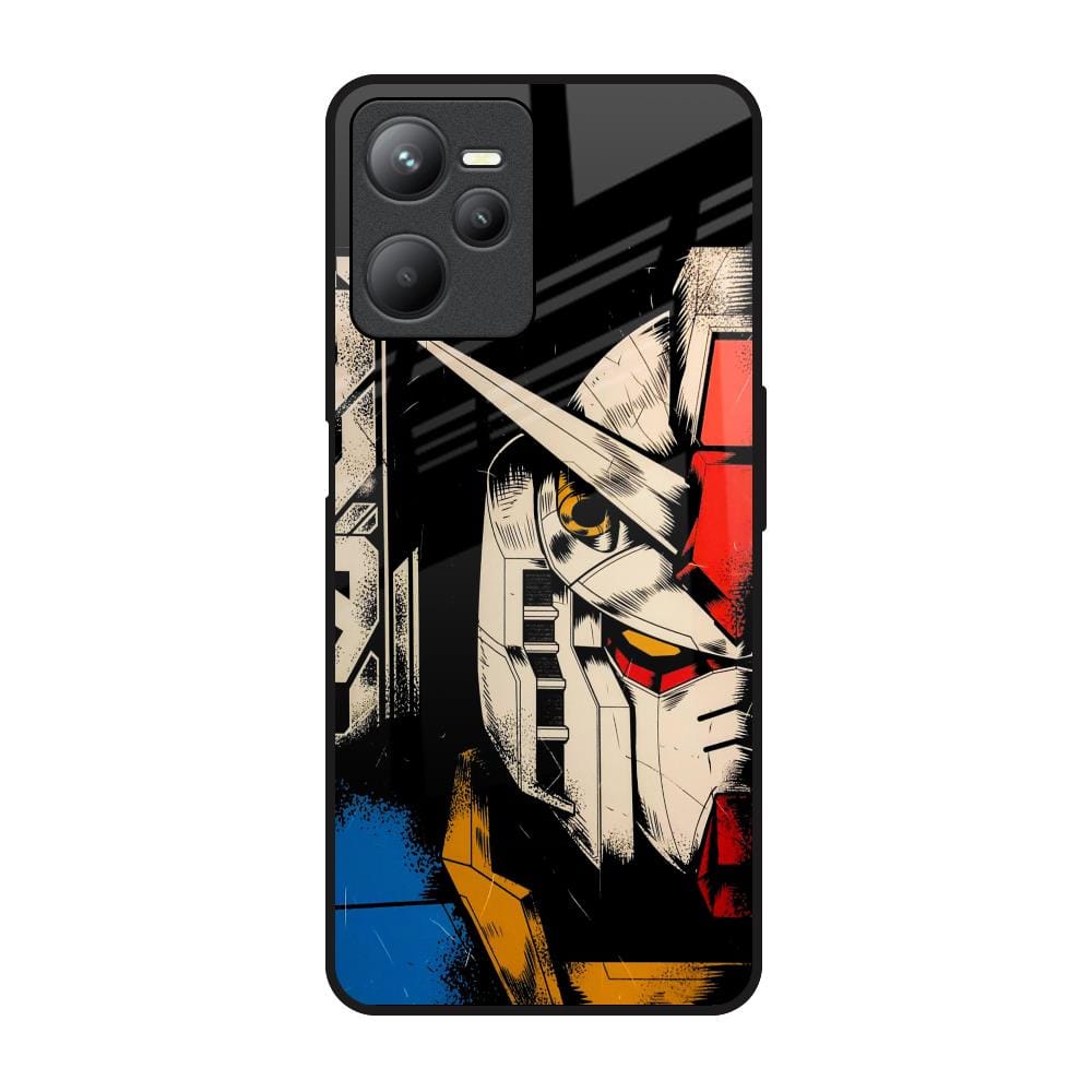 Transformer Art Glass Case for Realme C35