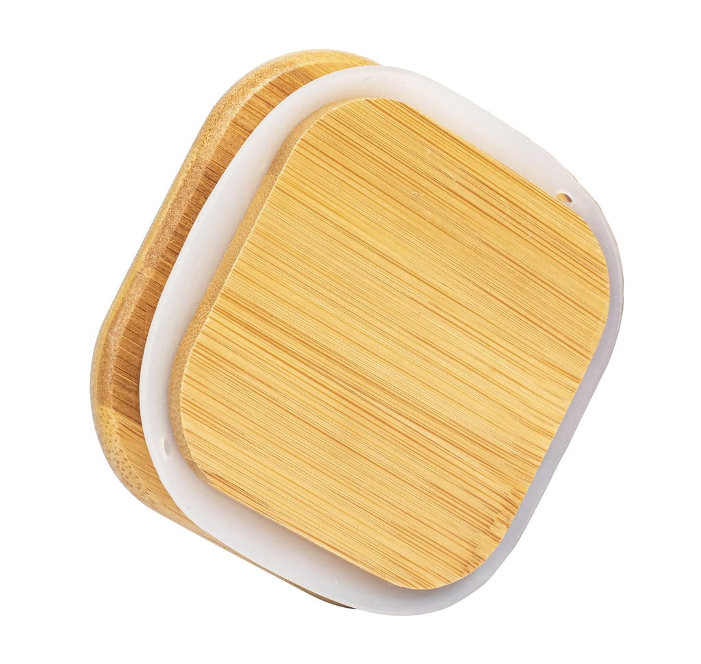 Femora Borosilicate Glass Bamboo Lid Air Tight Jar - 1000 ML, Set of 4, Free Replacement of Lids