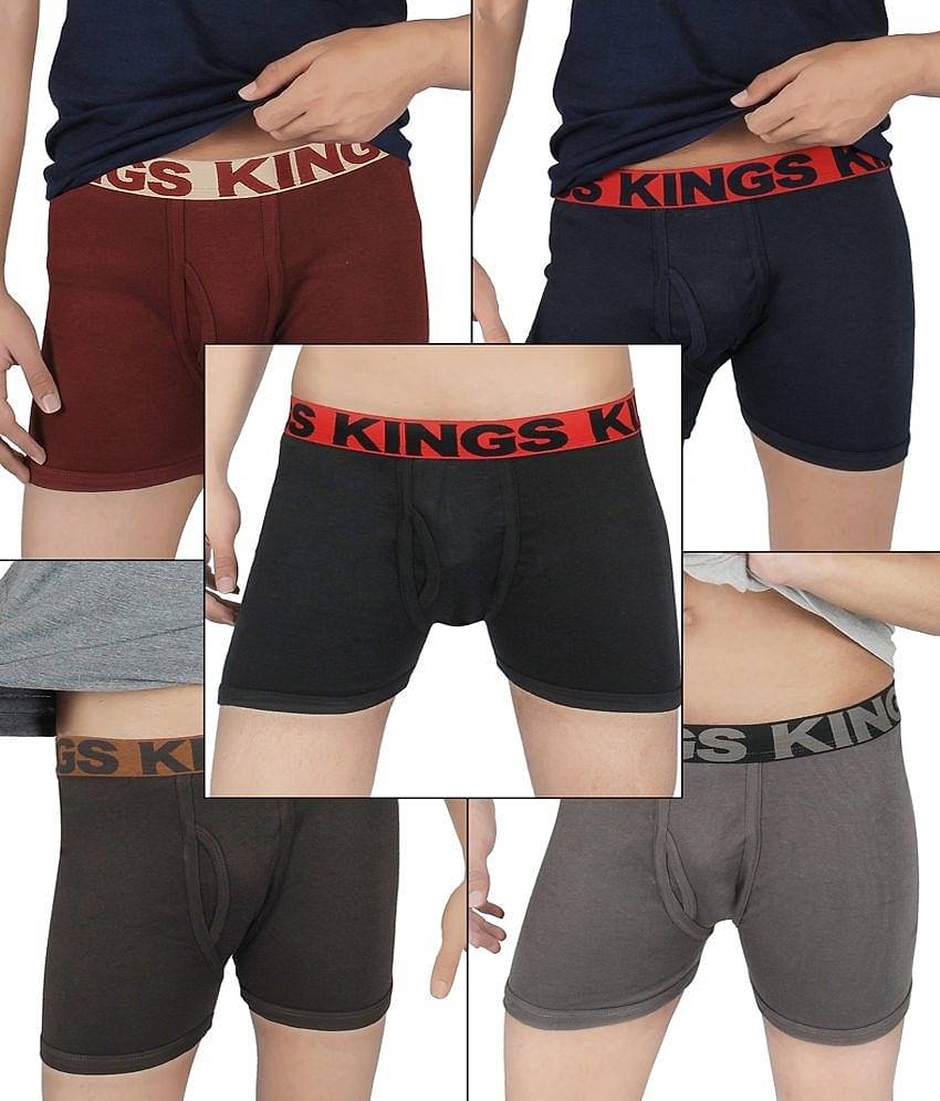 HAP Pack of 5 Cotton Briefs For Men's ( Grey )