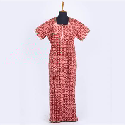 RELAX Cotton Nighty PLEATED XL