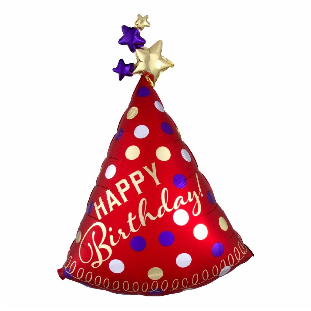 LRG SHP RED SATIN PARTY HAT - Party and Festive Needs | Buy online on ZillyBuy