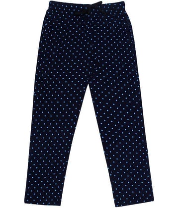 Diaz Pack of 1 Boys Cotton Trackpant ( Navy )