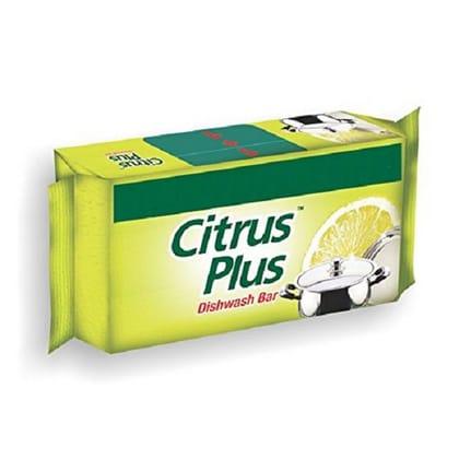 Citrus Plus Dishwash Bar, 80 gm