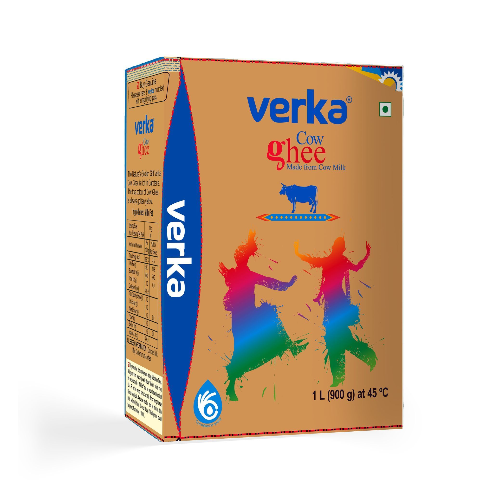 Verka Cow Ghee 1 Litre Mc