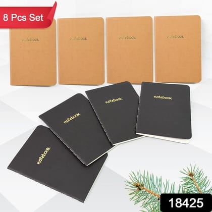 Pocket notebook Small notebook Mini notebook (8 Pcs Set)