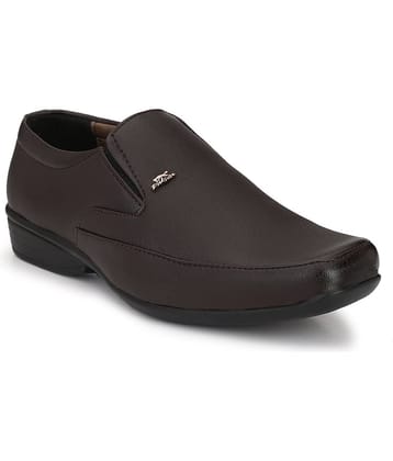Stylelure Brown Men's Slip On Formal Shoes
