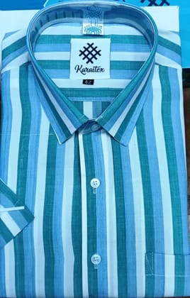 Handloom Cotton Shirt Half Sleeve for Man