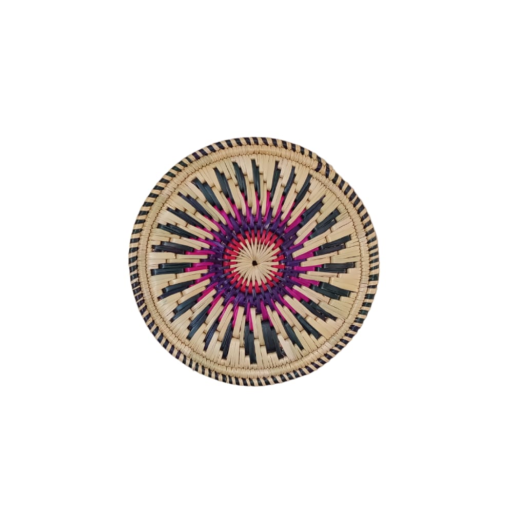 Handmade Crosia Thali Pose for Home Decoration and Festival (12 Inch)