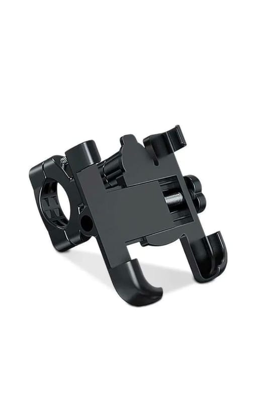 Motorcycle Phone Holder with Metal Construction for Bike Handlebars