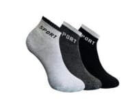 MENS SPORT SOCKS Random Color (Pack of 3)