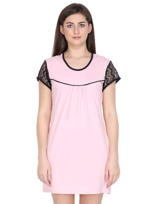 Klamotten Women's Cotton Sleepshirt S06Rb