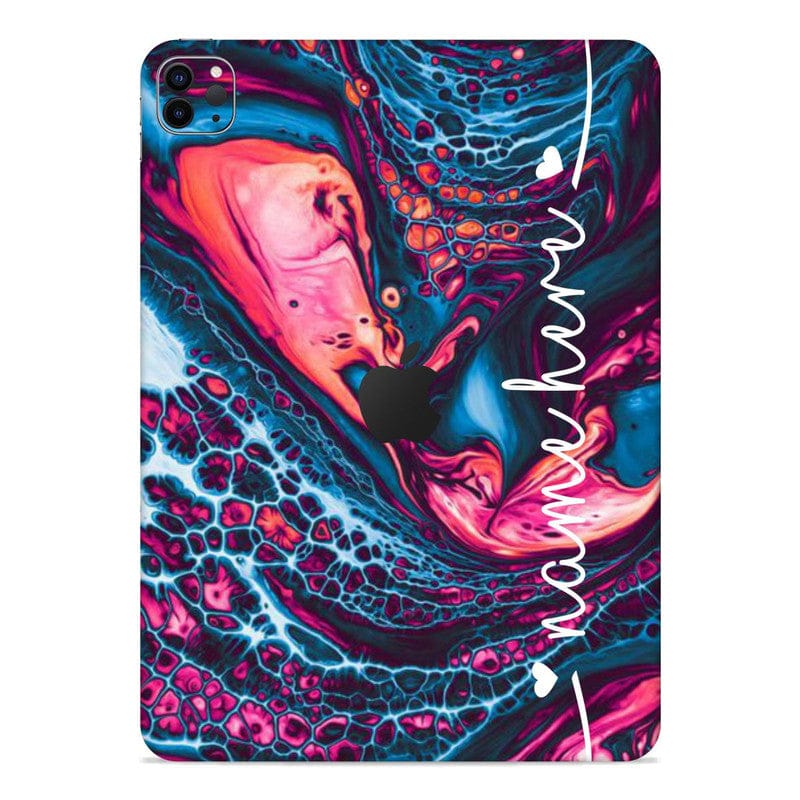 iPad Skin Liquid Psychedelic - Custom Name