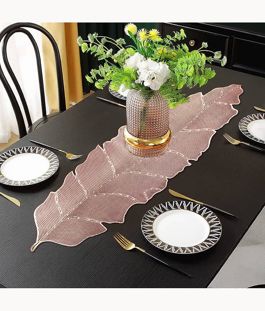 PVC 4 Seater Table Runner ( 95 cm x 33 cm ) Single - Copper