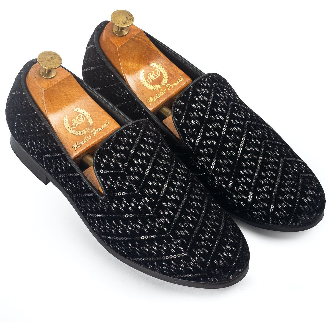 Awadh Slipons (Limited Edition)-EU 41 / UK 7 / Black