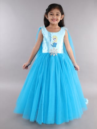 PinkChick  Frozen Trail Gown-1-2Y / Blue