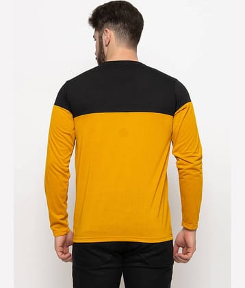 Emerald Pack of 1 Cotton Blend Regular Fit Men's T-Shirt ( Mustard )