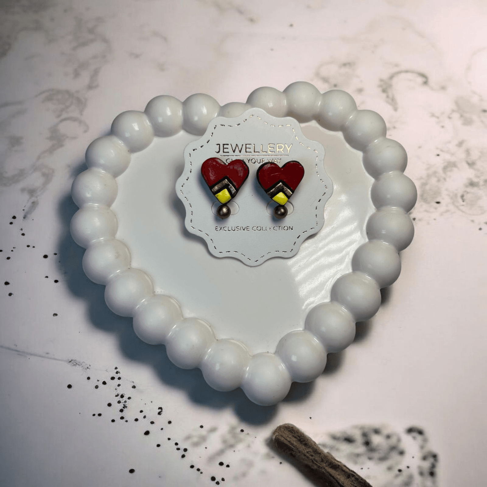 Heart Charm Earrings