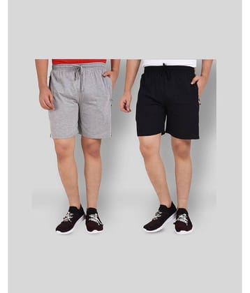 Neo Garments - Multicolor Cotton Men's Shorts ( Pack of 2 )