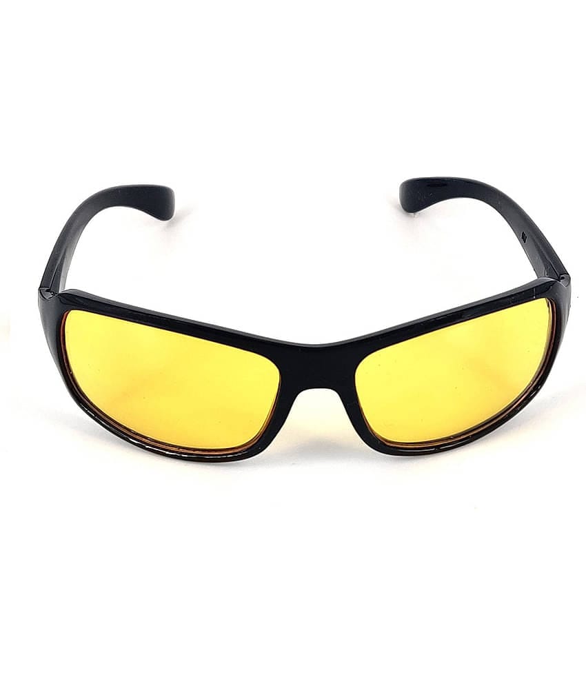 Kanny Devis - Black Wrap Around Sunglasses ( Pack of 1 )