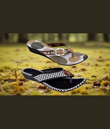 PM Traders Multi Color Women's Flats