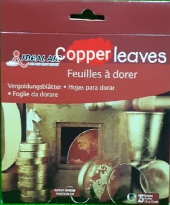 Ideal Art Copper Leaf /Foil Pack (25 Sheets)