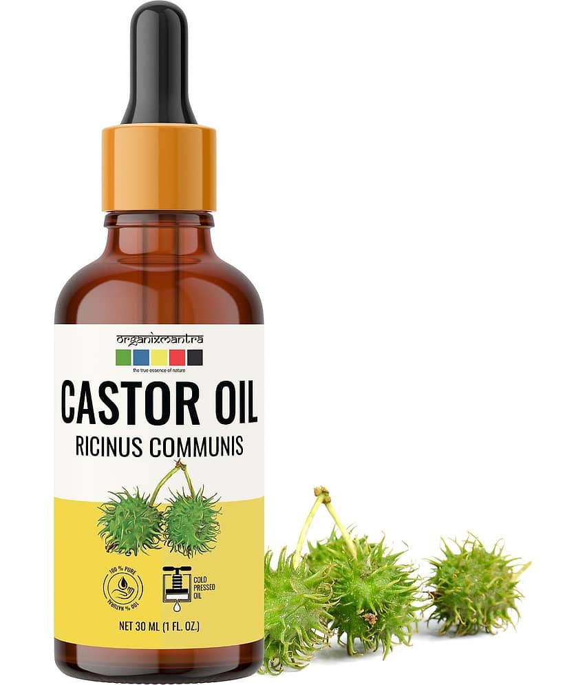 Organix Mantra Castor Oil, 100% Pure, Natural & Cold Pressed Organic Oil, 30ML