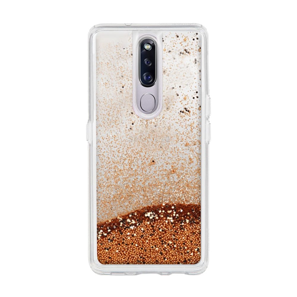 Gold Snow Globe Glitter case for Oppo-Oppo F11 Pro