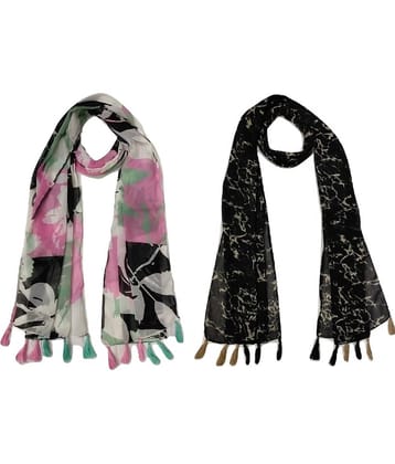 stolevilla Multi Printed Poly Cotton Yarn Stoles