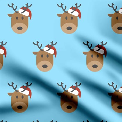 christmas rain deer-Cotton