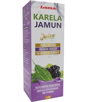 lama Karela Jamun Juice Liquid 1000 ml Pack Of 2