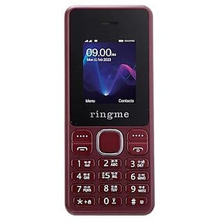 Ringme Royal (Dual Sim, 1.77 Inch Display, 3000mAh Battery, Maroon)
