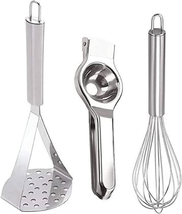 Analog kitchenware - Silver Stainless Steel 3 Pic ( Set of 3 )