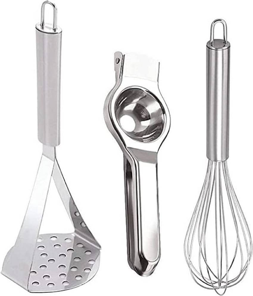Analog kitchenware - Silver Stainless Steel 3 Pic ( Set of 3 )