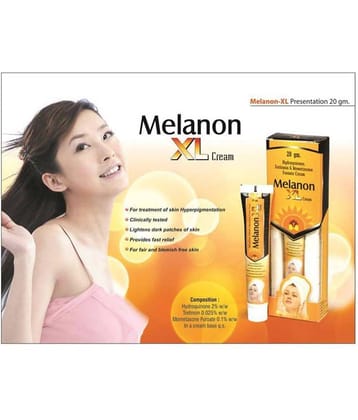 Melanon Xl Cream Night Cream Remove Dark Spots 20 gm each gm Pack of 2