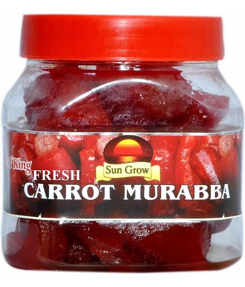 Sun Grow Home Made, Fresh Hand Made & Mother Made Herbal Organic Carrot Murabba, Palm Good Pickle 500 g