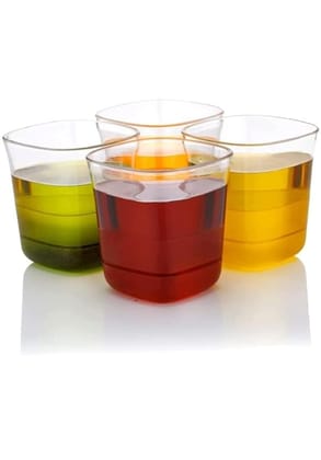 Square Ring Glass Set Stylish and Modern Drinkware, Perfect for Cocktails and Beverages, Durable Crystal Clear Glass, Ideal for Entertaining and Everyday Use