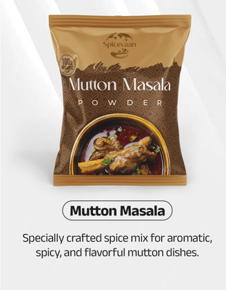 Spicevaan Mutton Masala Powder (50g) | 100% Organic & Authentic Spice Blend for Rich & Aromatic Mutton Curry | Indian Spices