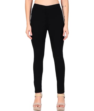 EVYAVAN ENTERPRISE - Denim Regular Fit Black Women's Jeggings ( Pack of 1 )