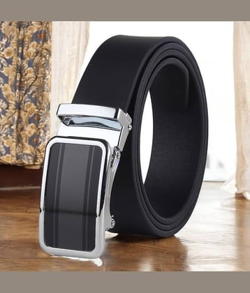 SUNSHOPPING - Black 100% Leather Men's Formal Belt ( Pack of 1 )