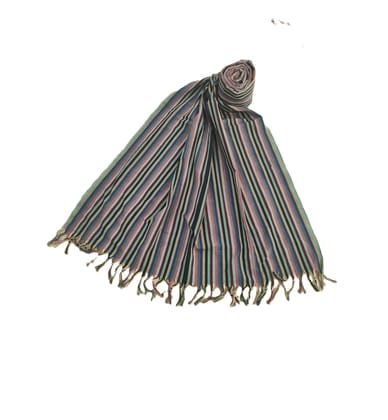 Dhaga Vishwas Ka Handloom Cotton Stole Multicolor